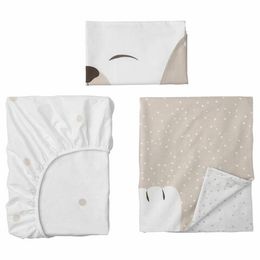 Комплект постельного белья IKEA DROMSLOTT (ДРЕМСЛОТТ), Детский, Бежевый, 60x120 см
