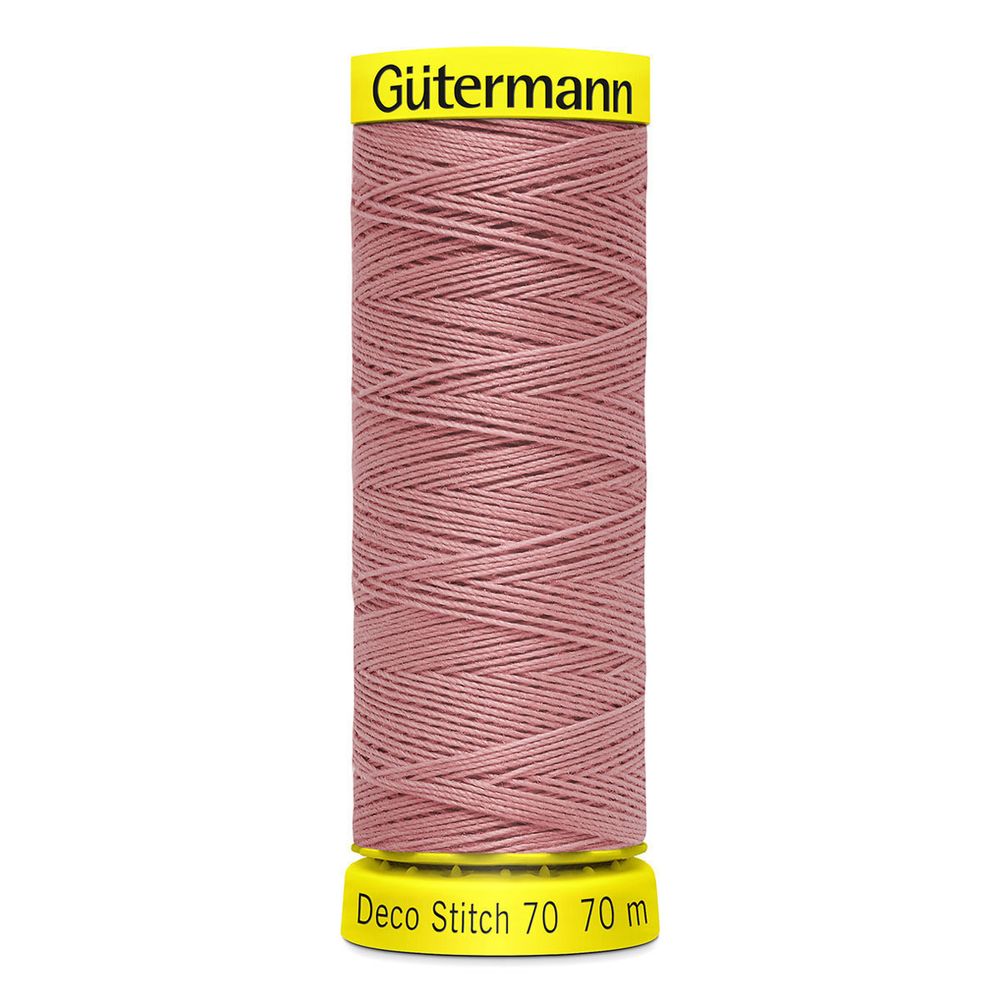 Нитки отделочные Gutermann Deco Stitch 70 (70 метров), 5 кат. | 473 пудрово-розовый