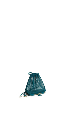 ALAÏA СУМКА LE POCHON В СЕТОЧКУ, СИНИЙ