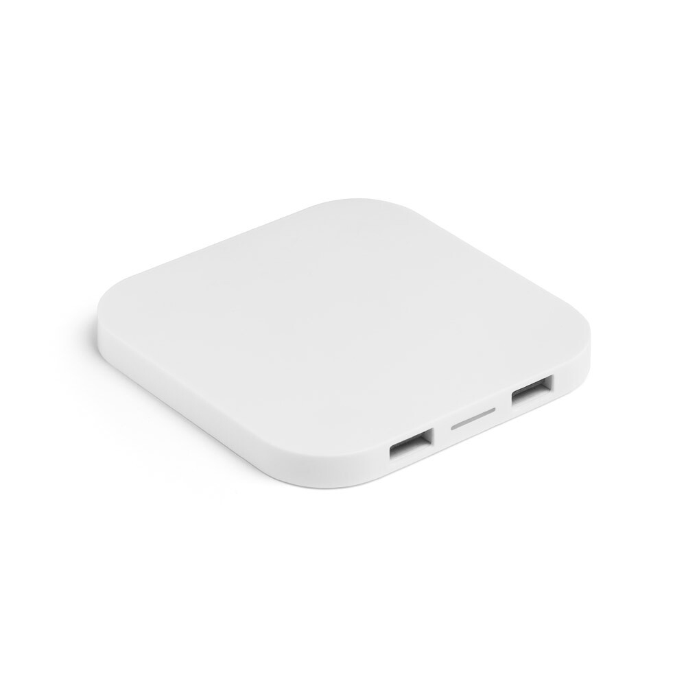CAROLINE. Беспроводное зарядное устройство ABS и концентратор USB 2'0