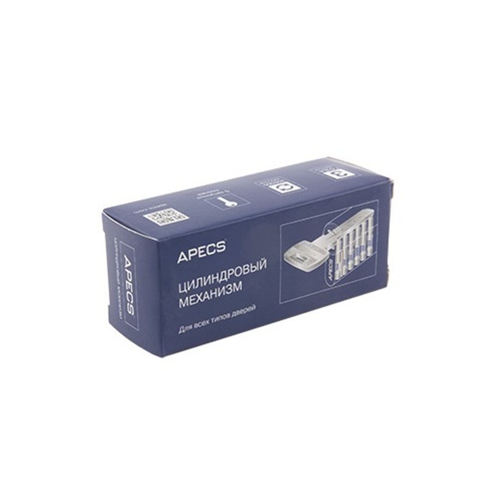 Цилиндровый механизм с вертушкой APECS SM-68 (31C/37)-C NI никель