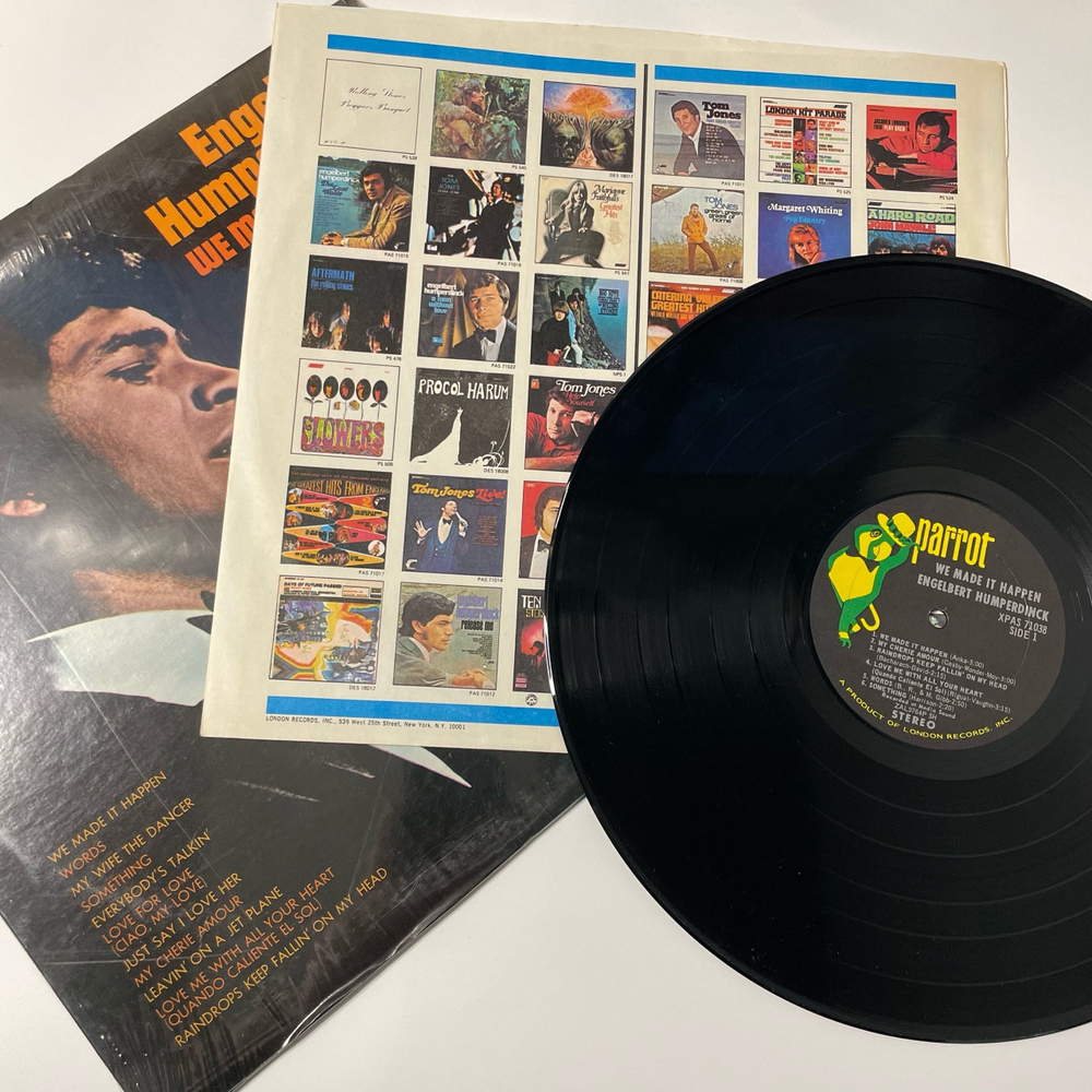Винтажная виниловая пластинка LP Engelbert Humperdinck, We Made It Happen (США 1970)