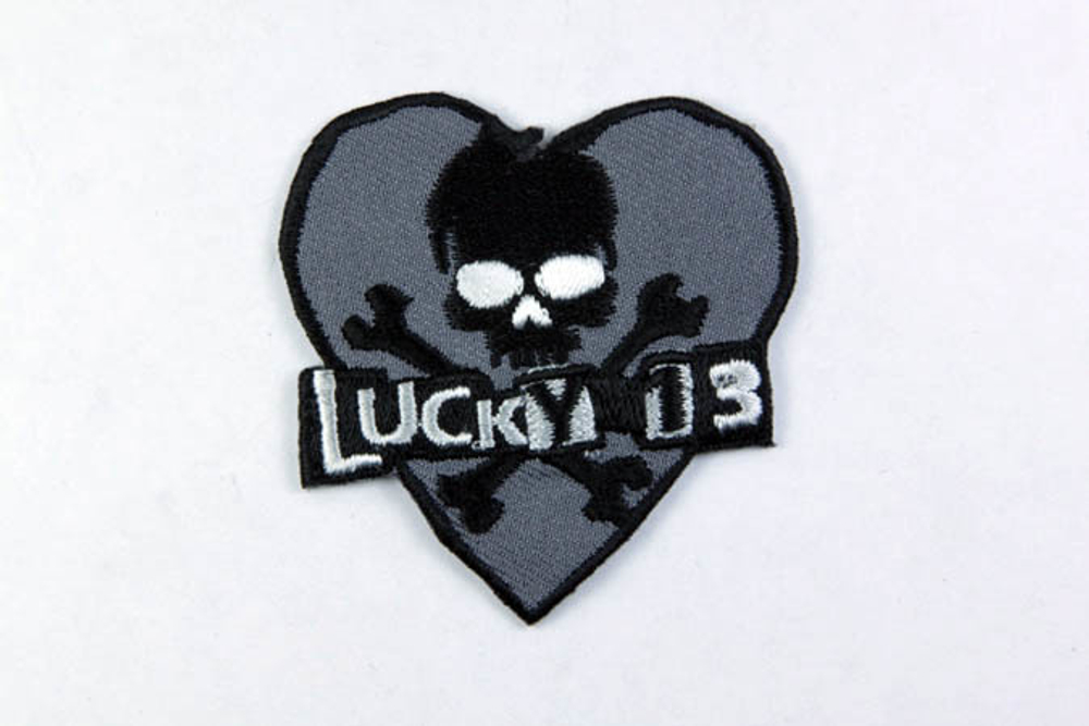 Нашивка Lucky 13 серый