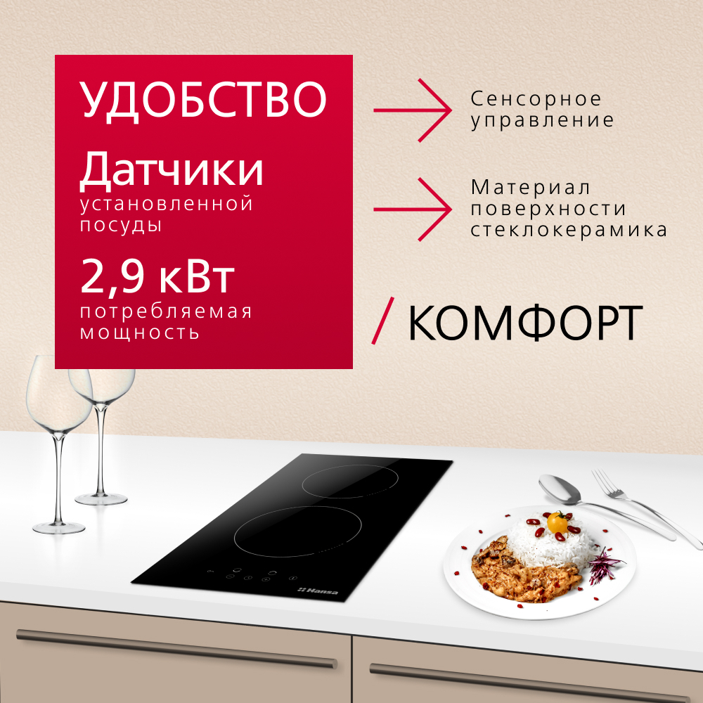 Индукционная панель Hansa BHI36200