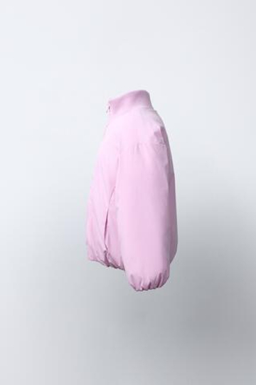 ZARA СТЕГАНЫЙ ПУХОВИК WATER REPELLENT, РОЗОВЫЙ