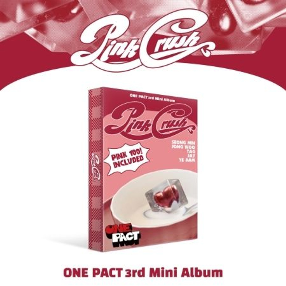 Альбом ONE PACT - PINK CRUSH 3rd Mini Album PLATFORM Version
