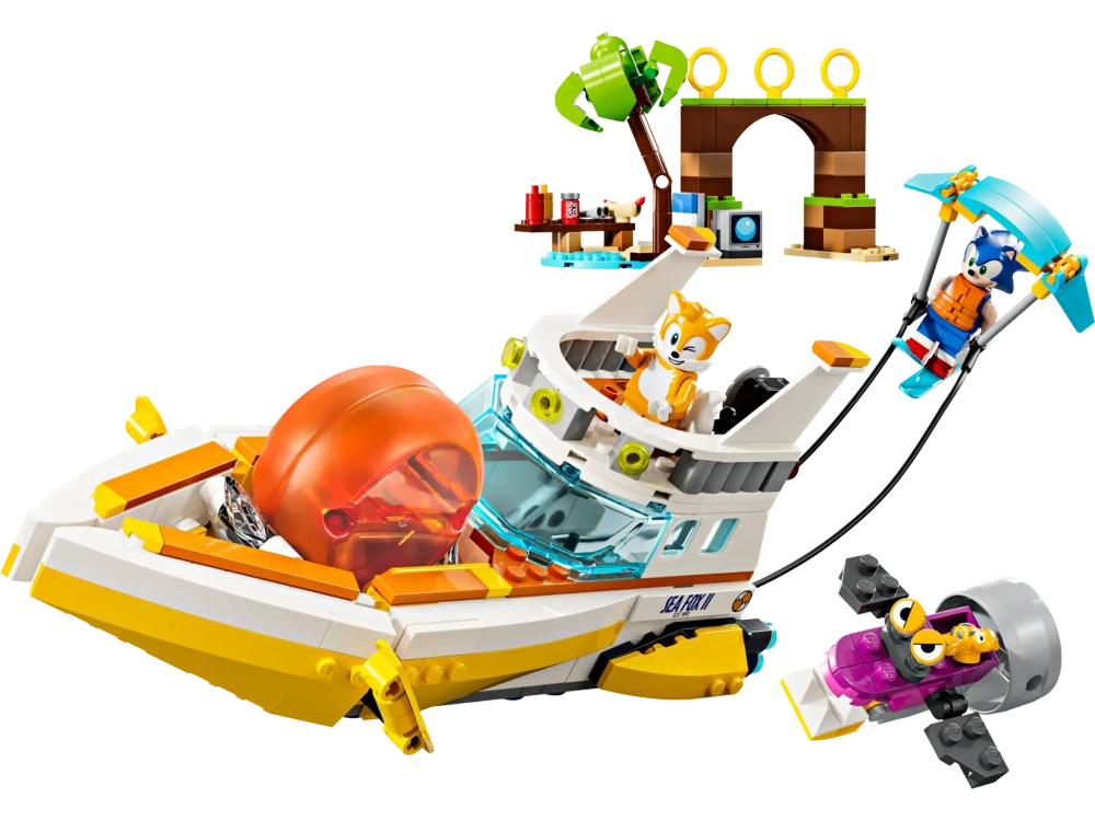 Конструктор LEGO Sonic the Hedgehog 76997 Приключенческая лодка Тейлза