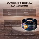 Влажный корм для кошек Деликатес Фондан из мяса курицы с маслом криля Мнямс 80 г 24 шт