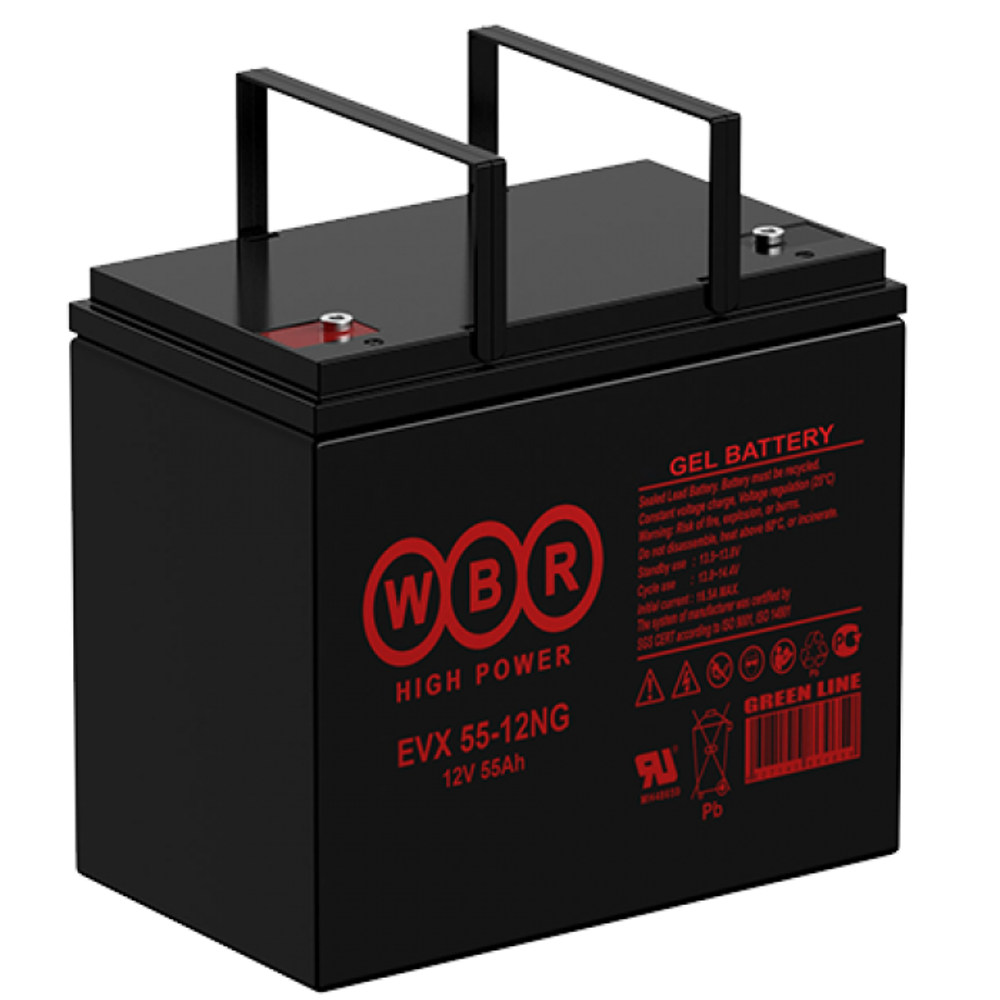 Тяговая аккумуляторная батарея WBR EVX55-12NG