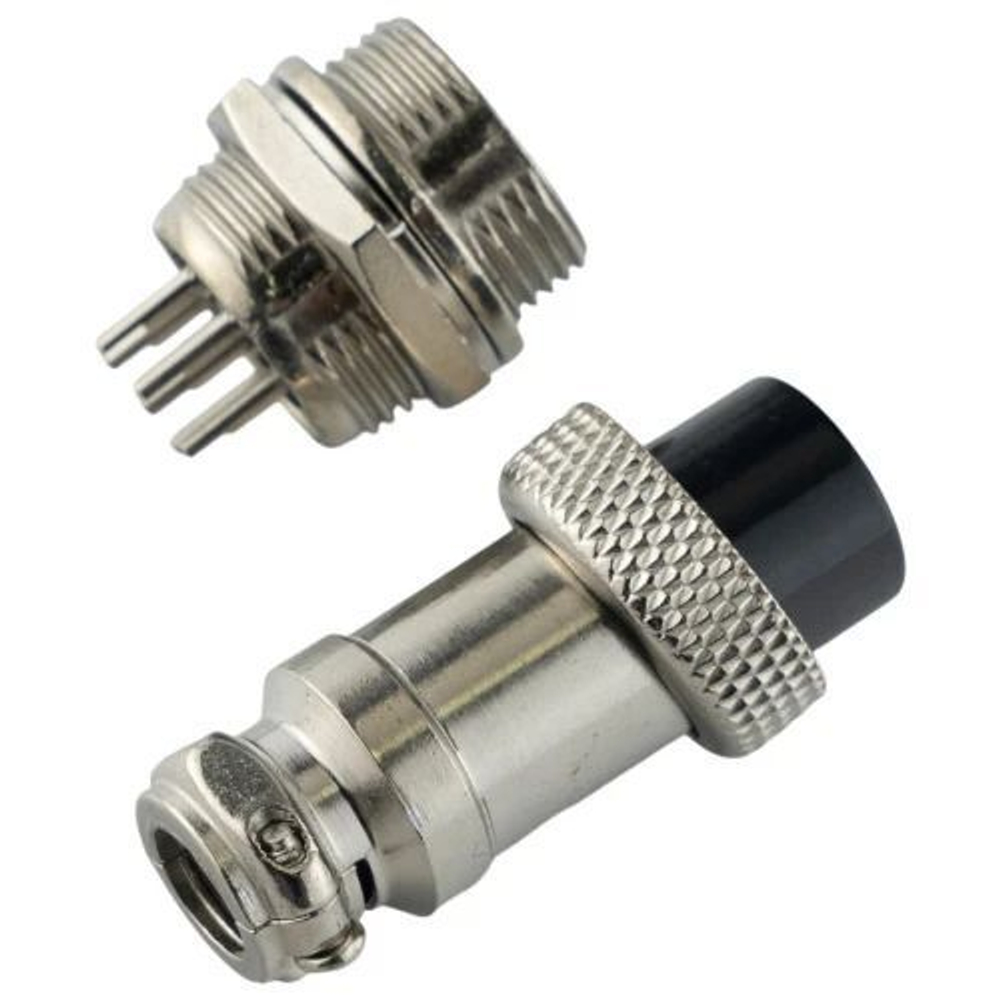 Авиационный разъем GX16 6Pin (штекер+гнездо)