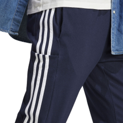 Мужские теннисные штаны adidas 3 Stripes Single Jersey To Training Pants Men - Dark Blue, White