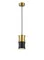 Светильник подвесной светодиодный Rilon 1127YB+BK YELLOW BROWN+BLACK, 10 Вт, жёлтый и чёрный
