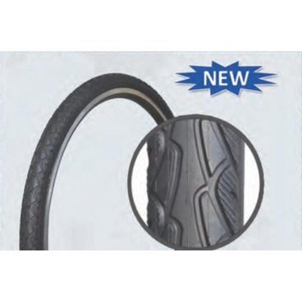 Покрышка велосипедная 28*1.75 черная PQ 758 28*1.75 black