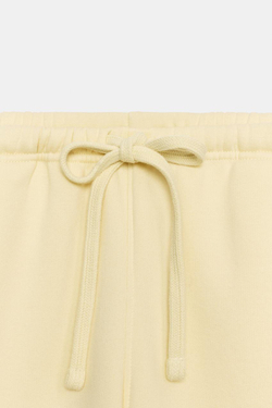 ZARA БАЗОВЫЕ БРЮКИ ПРЯМОГО КРОЯ, ЖЕЛТЫЙ