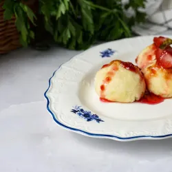 Блюдо овальное 30,6*19,4 см h2,3 см Blue Flower P.L. Proff Cuisine [1]