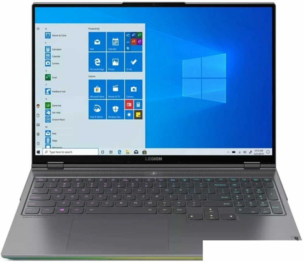 Ноутбук Lenovo Legion 7-16ACHg6. Конфигурация: AMD Ryzen 7 5800H 3.20 ГГц/32 Гб/1024 Гб SSD/nVidia GeForce RTX 3070 8 Гб/Free DOS/16" IPS 2560x1600 165Hz/A1