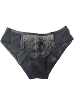 Трусы Subtille Aida Black/Beige бразилиана (черный/телесный)