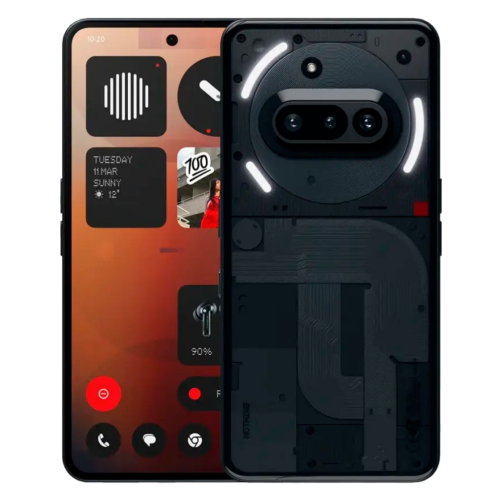 Смартфон Nothing Phone (3a) 8/128GB, Black (Черный)