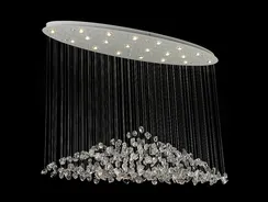 Потолочная люстра Verona 8230/140 С oval white clear Newport