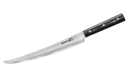 Нож кухонный для нарезки 23см Samura Микарта SD67-0046MT/K