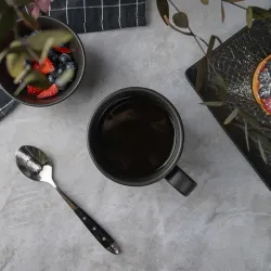 Кружка 370 мл d 9,7 см h8 см Black Raw Wood P.L. Proff Cuisine [6]