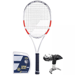 Теннисная ракетка Babolat Pure Strike 100 - white/red/black