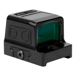 Коллиматор Holosun ELITE HE509T GR X2 пистолетный закрытый зелёная марка, задний вид с кнопками