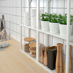 IKEA SOJABÖNA  (ИКЕА СОЙАБЁНА)  -  Кашпо - белое 9 см