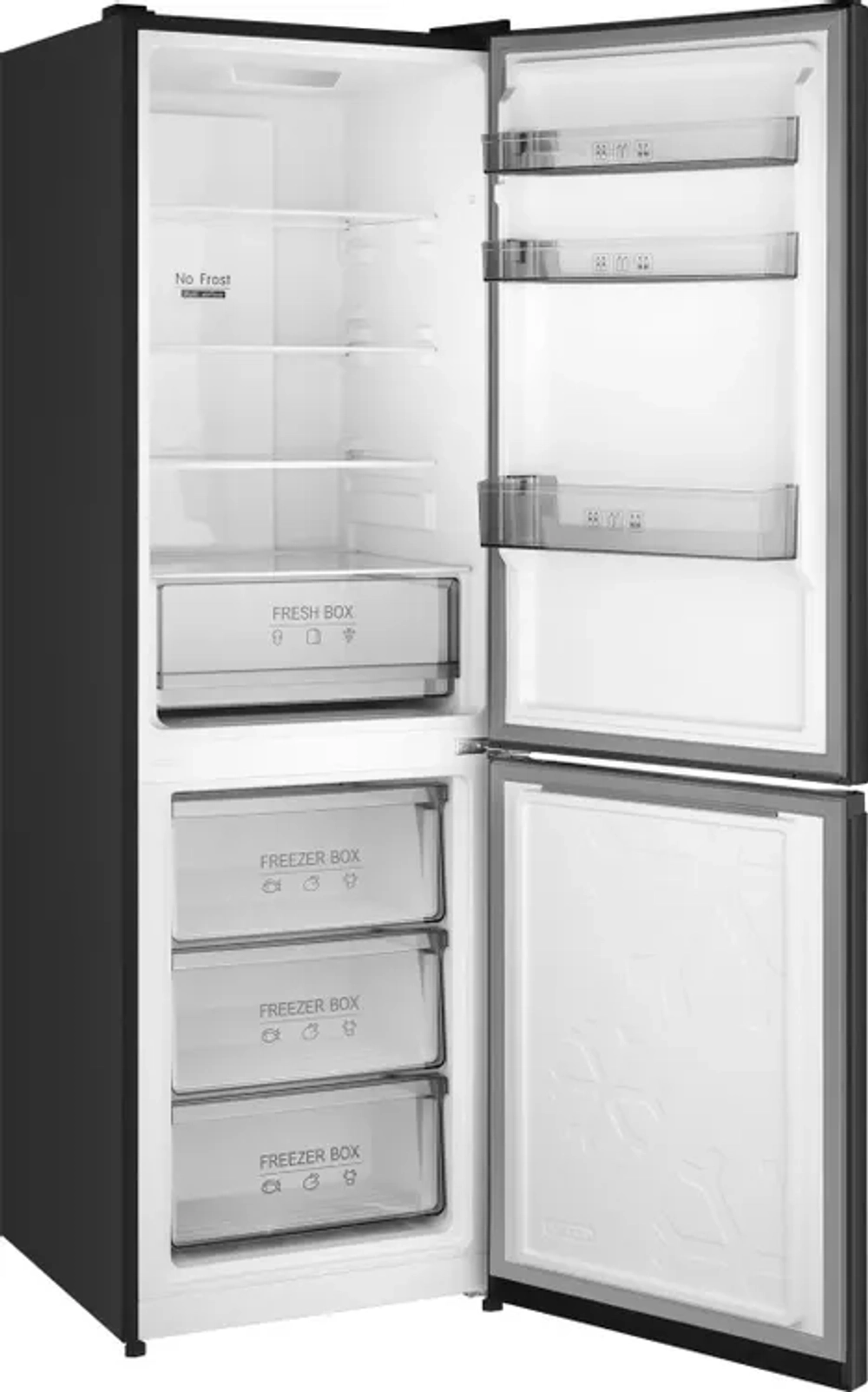 Холодильник Weissgauff WRK 185 Total NoFrost Inverter Black