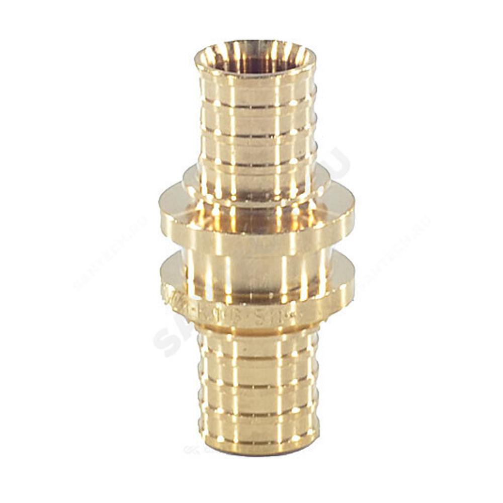 Муфта для PE-X труб аксиальная бронза Дн 25 RAUTITAN PLATINUM RX Rehau 13777141001