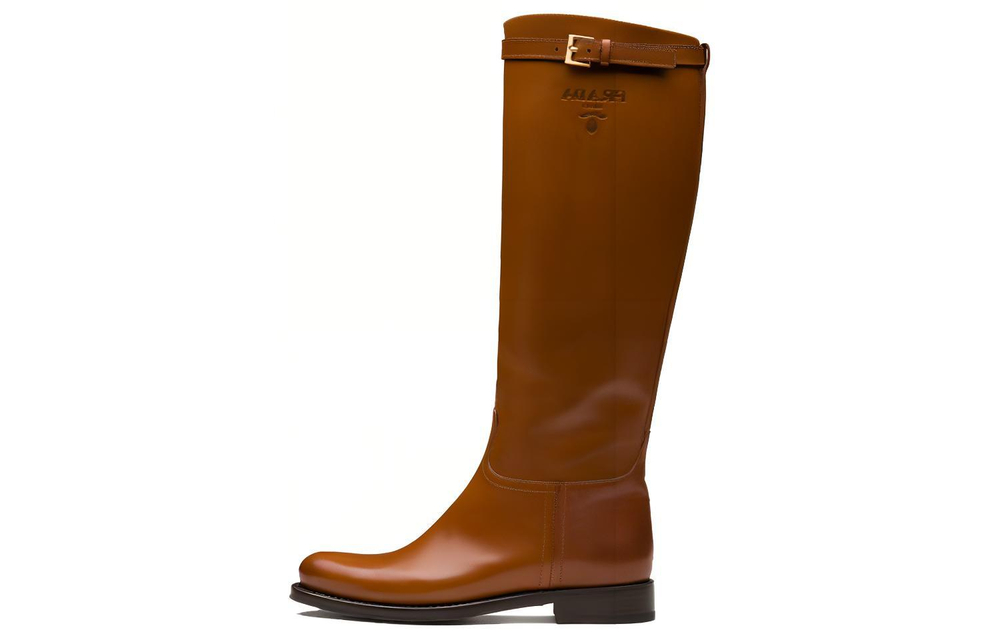 PRADA Knee high Boots Women"s Brown