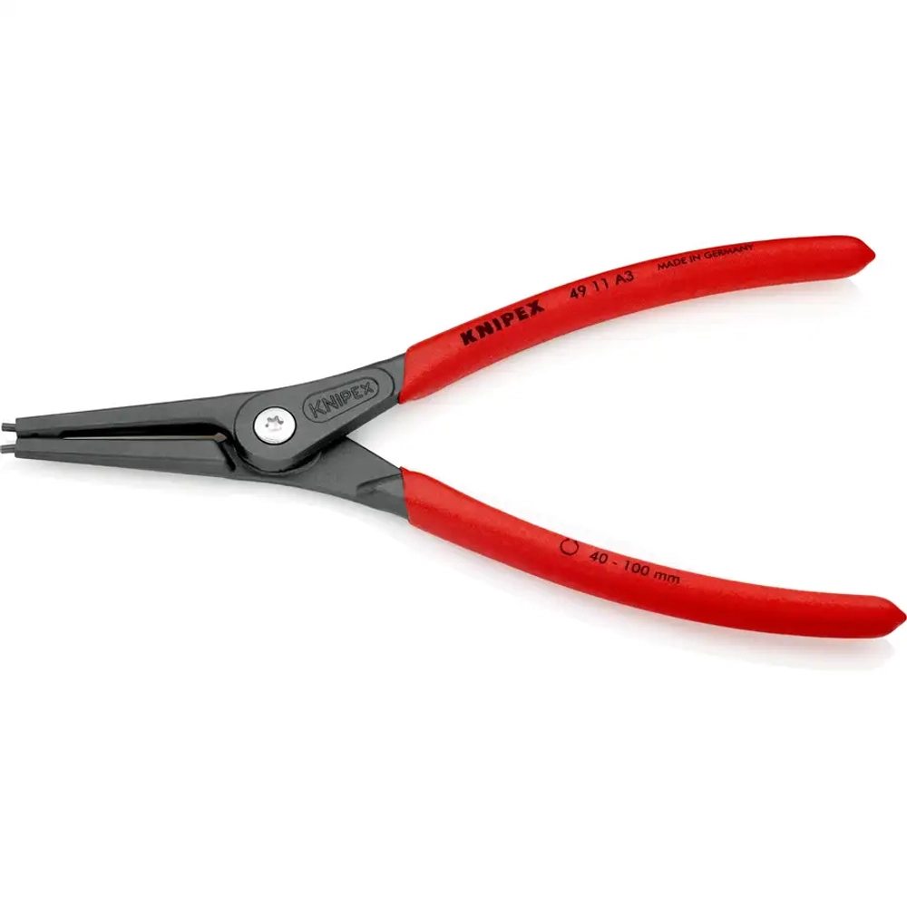 Прецизионные щипцы для стопорных колец черненая 225 мм Knipex 49 11 A3 SB