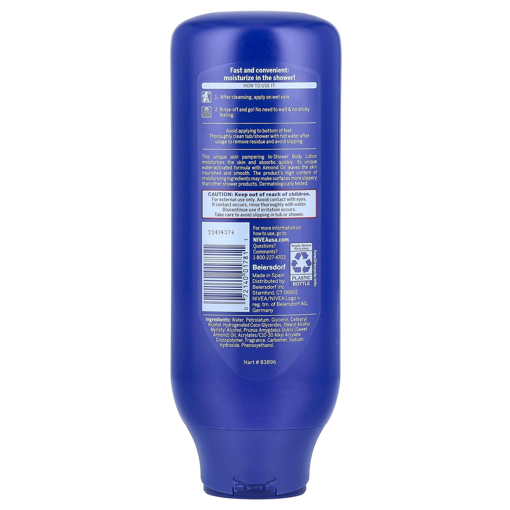 Nivea, Лосьон для тела, принимаемый в душе, 400 мл (13,5 жидк. унц.)