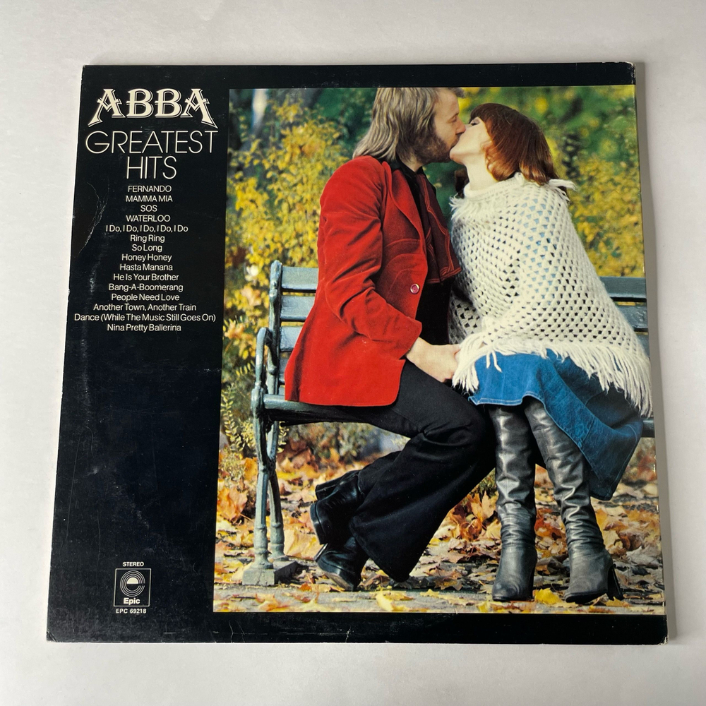 Винтажная виниловая пластинка LP ABBA АББА Greatest Hits (Англия 1976) Mamma Mia