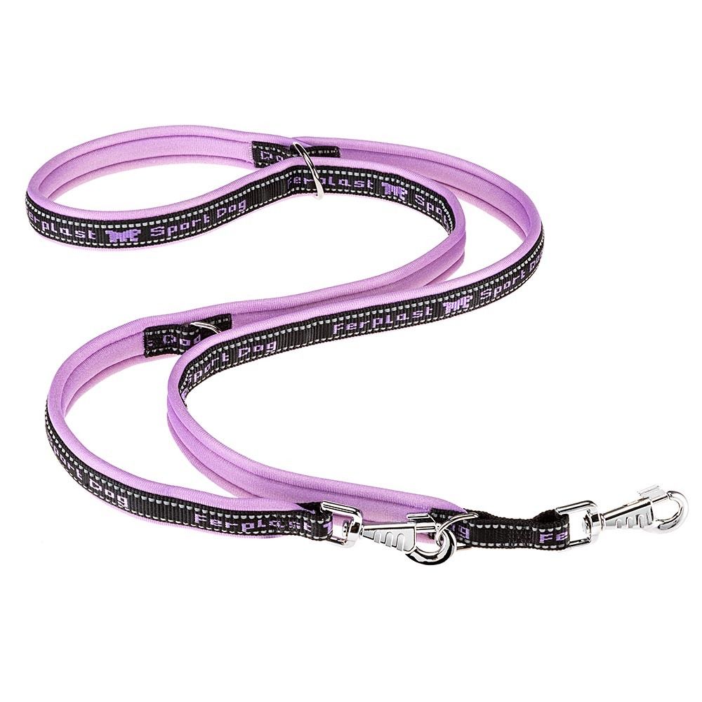 Поводок-перестежка Ferplast SPORT DOG MATIC GA20/200 сиреневый 200х2х4 Поводок-перестежка Ferplast SPORT DOG MATIC GA20/200 сиреневый 200х2х4