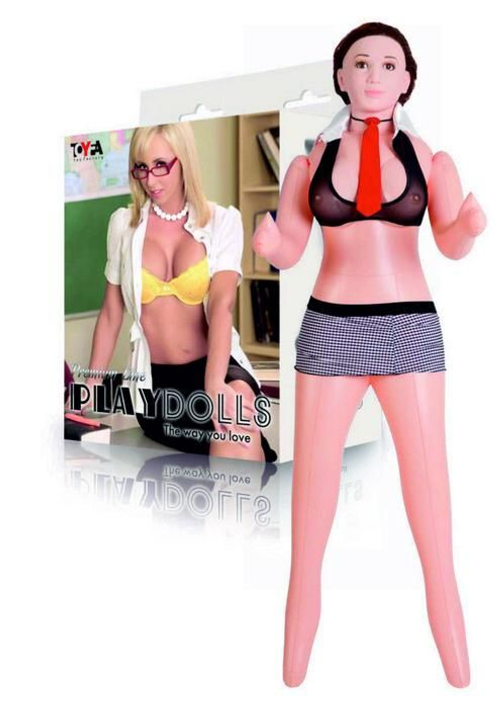 Кукла надувная Dolls-X by TOYFA Ms Melanie, реалистичная.голова, шатенка, с двумя отверстиями