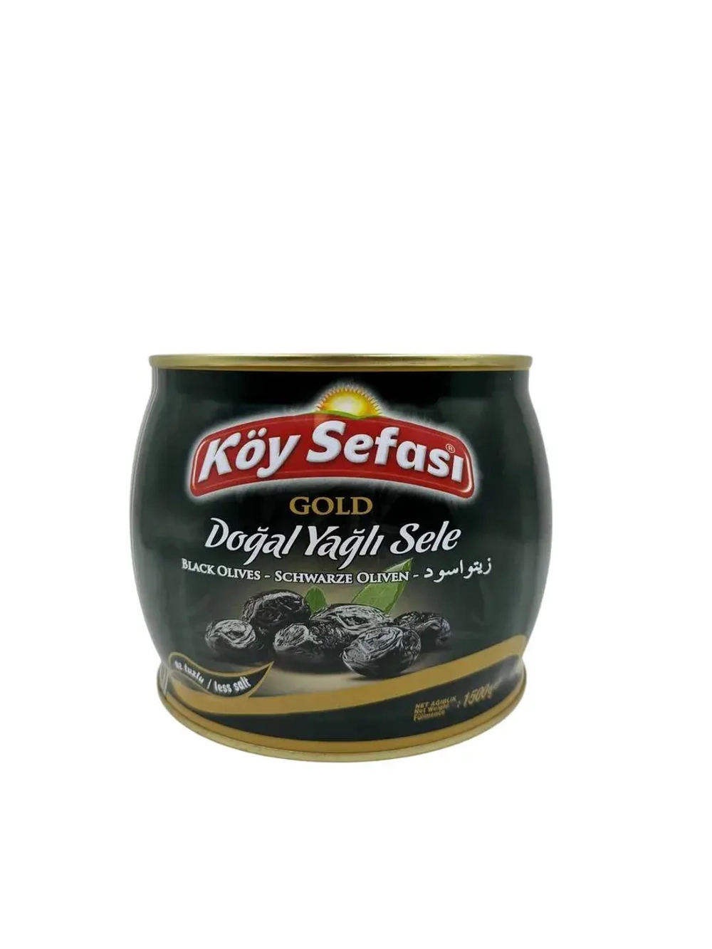 Koy Sefasi Маслины в масле с косточкой, 1.5кг