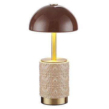 Настольная лампа 3W 3000K 5453/3TL бронза/кофейный/бежевый L-Vision Lulu Odeon Light EXCLUSIVE