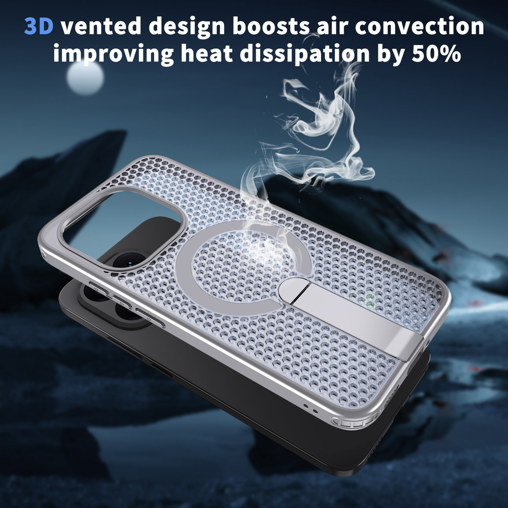 Прозрачный чехол Mesh Pro Magnetic Case для Xiaomi 15T