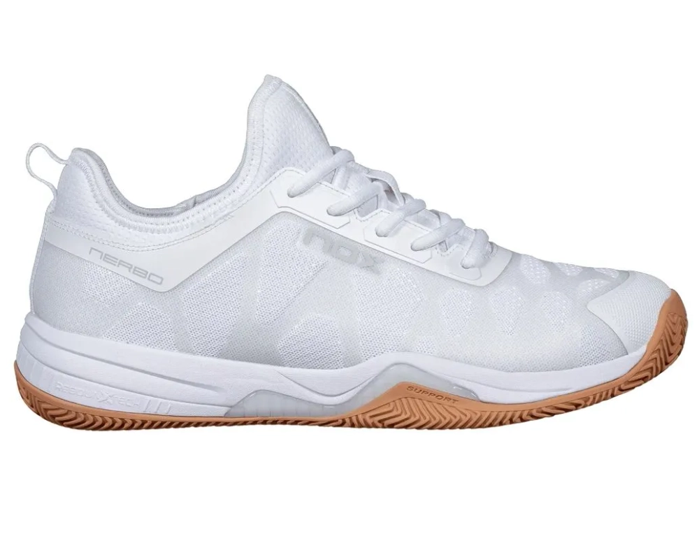 Мужские кроссовки для Padel NOX Nerbo - white/gum rubber