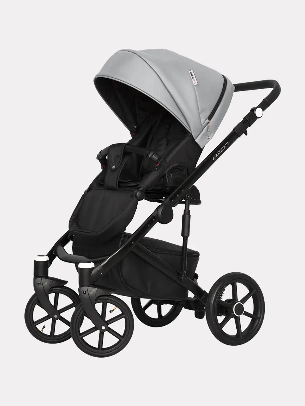Коляска 2 в 1 Riko Basic Ozon 05 светло-серый