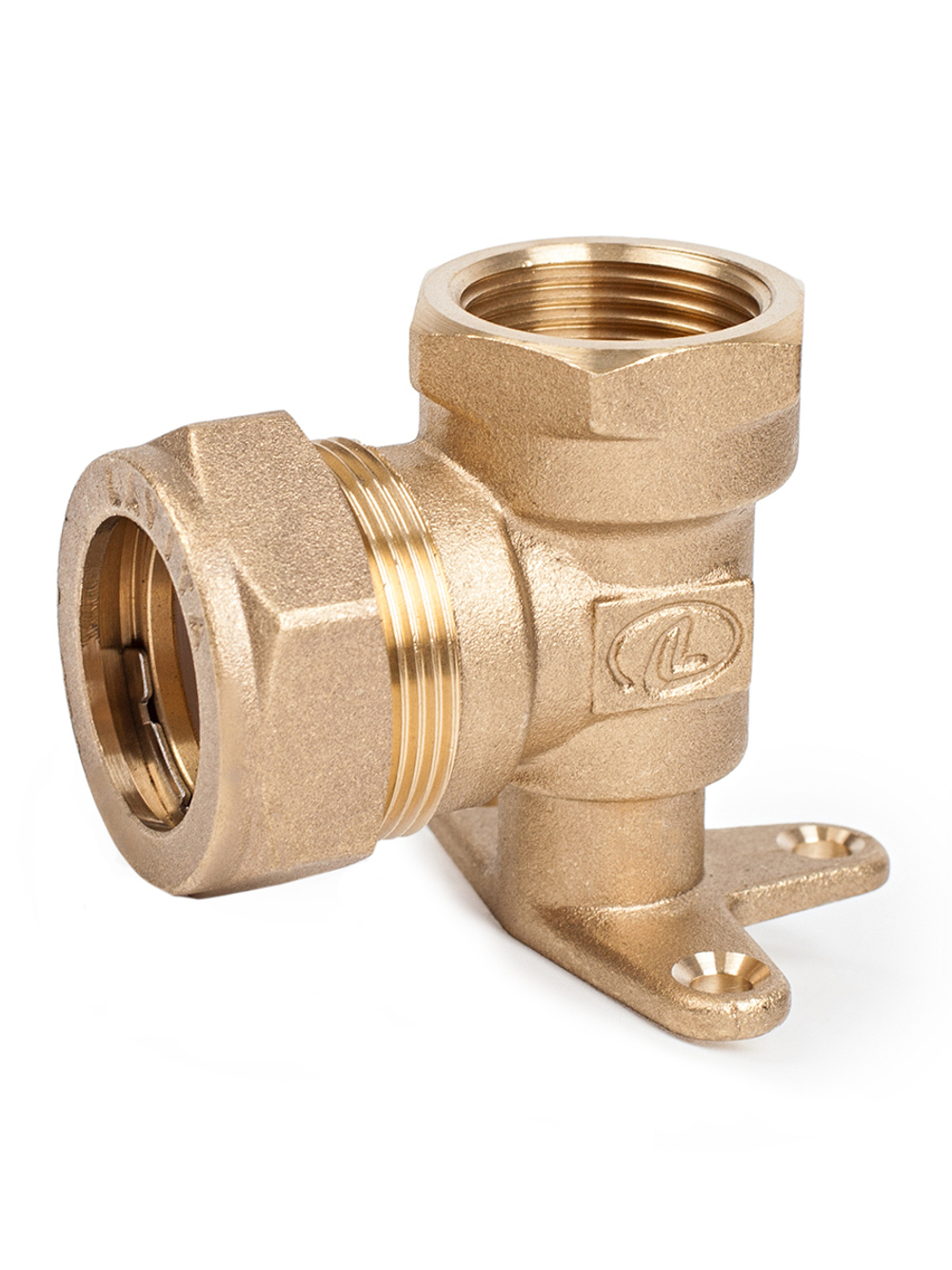 E/S (W) 20*3/4", угольник с креплением труба-вн.резьба