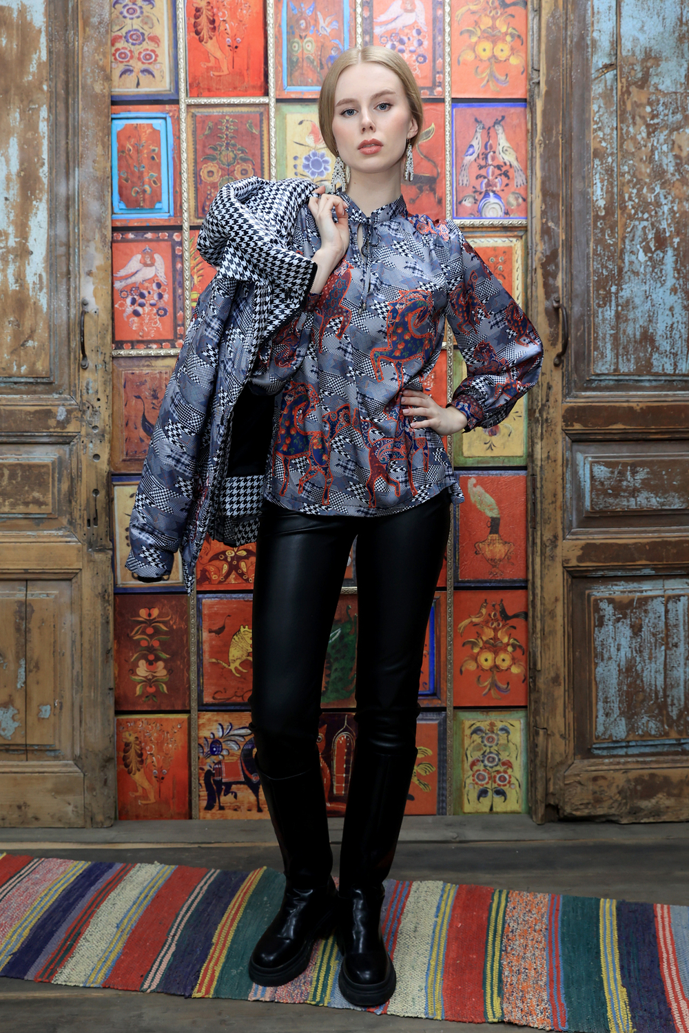 Blouse "Marusya. Koniki"