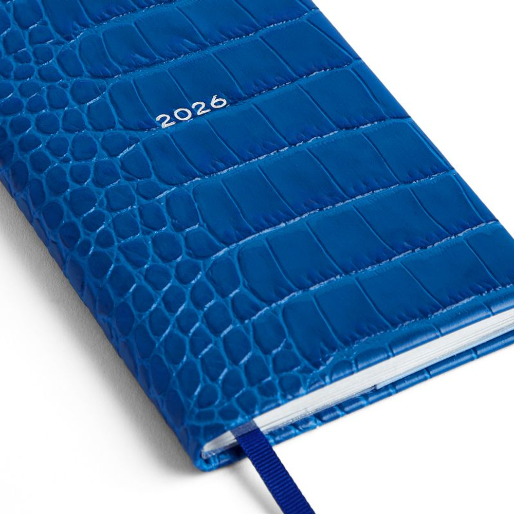 Smythson Ежедневник 2026 Panama Weekly Diary in Mara, Navy