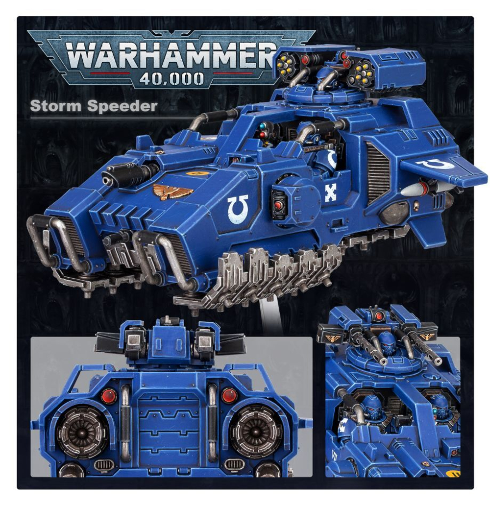 Набор миниатюр Warhammer 40000 Space Marines Storm Speeder