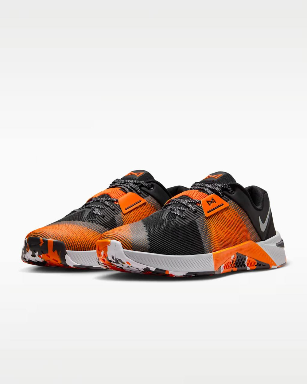 Кроссовки мужские Nike Metcon 10 (Черно-Оранжевые)