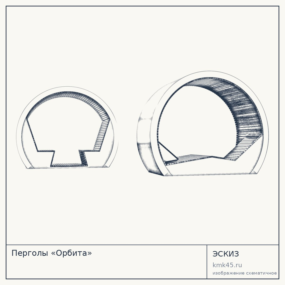 Эскиз: Перголы «Орбита»