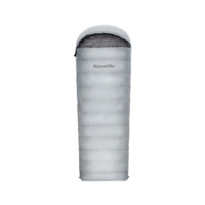 Спальный мешок ультралегкий Naturehike RM40 Series Утиный пух серый Size L, 6927595707173