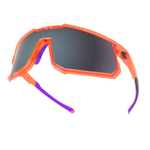 Спортивные очки с диоптриями HILX Big Head / Shiny Orange Purple / Silver Lens