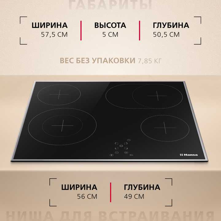 Электрическая панель Hansa BHCI66708